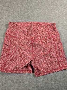 Sports Wear Red Heather Athletic Yoga Shorts Size L